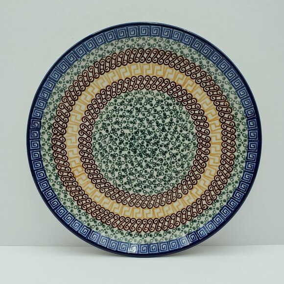 Polish Pottery Autumn Ceramika Artystyczna Dinner Plate Round Platter - Picture 1 of 8
